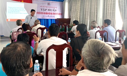 Tập huấn Tuyên truyền viên vận động hiến máu tình nguyện tại huyện Mỏ Cày Nam năm 2023