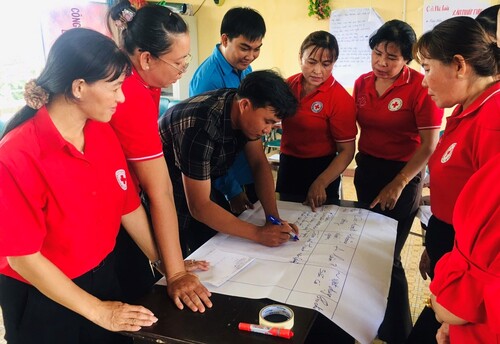 Tập huấn cho Đội ứng phó thiên tai, thảm họa cấp xã năm 2023 tại huyện Thạnh Phú
