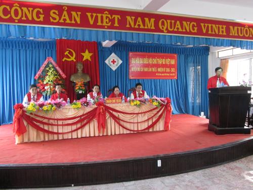 Hội Chữ thập đỏ huyện Mỏ Cày Nam tổ chức Đại hội Đại biểu lần thứ II nhiệm kỳ 2016-2021