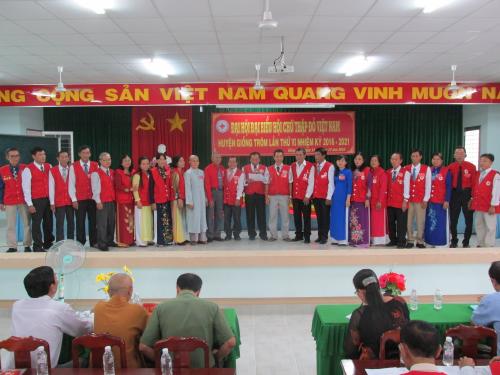 Đại hội Đại biểu Hội Chữ thập đỏ huyện Giồng Trôm lần VI, nhiệm kỳ 2016 - 2021