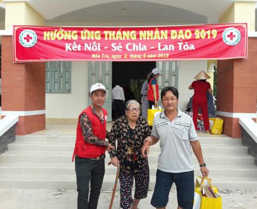 Hội Chữ thập đỏ tỉnh Bến Tre tiếp tục thực hiện các hoạt động Tháng Nhân đạo năm 2019