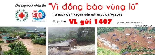 Lời kêu gọi ủng hộ đồng bào vùng lũ của Trung ương Hội Chữ thập đỏ Việt Nam