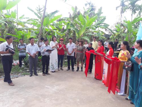 Hội Chữ thập đỏ tỉnh tổ chức lễ khánh thành cầu nông thôn xã Tường Đa huyện Châu Thành