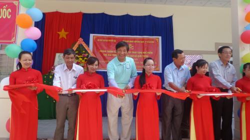 Hội Chữ thập đỏ tỉnh Bến Tre tổ chức lễ khánh thành 02 phòng học mẫu tại xã Quới Thành huyện Châu Thành