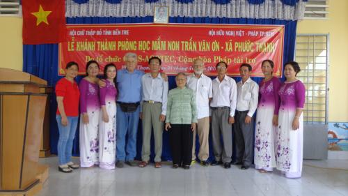 Lễ khánh thành phòng học mầm non Trần Văn Ơn xã Phước Thạnh huyện Châu Thành tỉnh Bến Tre