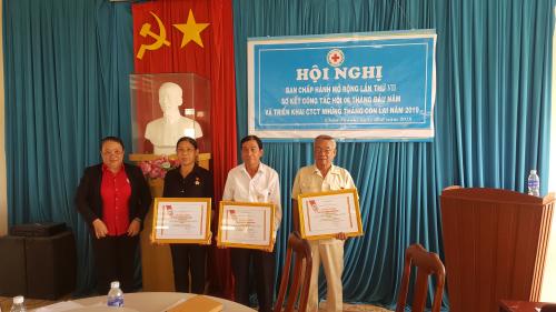 Hội Chữ thập đỏ huyện Châu Thành tổ chức sơ kết công tác Hội 6 tháng đầu năm 2019
