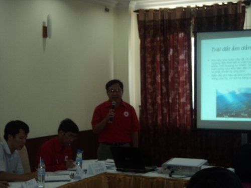 Hội Chữ thập đỏ Bến Tre đăng cai tổ chức hội thảo về biến đổi khí hậu