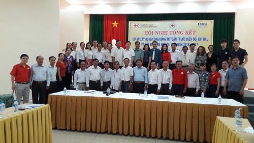 Hội Chữ thập đỏ tỉnh Bến Tre tổ chức Hội nghị tổng kết dự án KOICA do Hàn Quốc tài trợ
