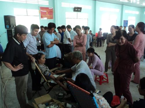 Huyện Châu Thành tổ chức điểm hiến máu đầu xuân Quý Tỵ 2013