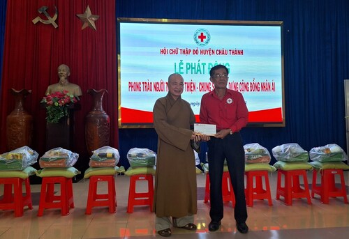 Lễ phát động Phong trào “Người tốt, việc thiện – Chung sức xây dựng cộng đồng nhân ái” tại huyện Châu Thành