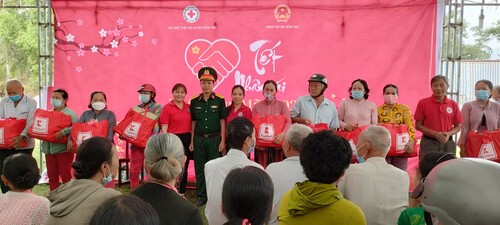 Hội Chữ thập đỏ huyện Bình Đại tổ chức Chương trình “Tết Nhân ái” Xuân Quý Mão năm 2023