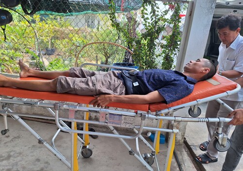 Hoàn cảnh anh Trần Quốc Cường ở xã An Qui, huyện Thạnh Phú rất cần được giúp đỡ