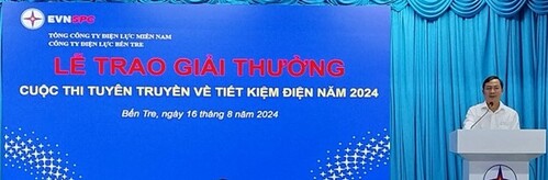 Trao giải Cuộc thi tuyên truyền về tiết kiệm điện năm 2024