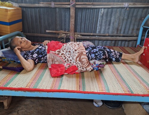 Hoàn cảnh cô Trần Thị Thu ở xã Bảo Thạnh rất cần sự giúp đỡ