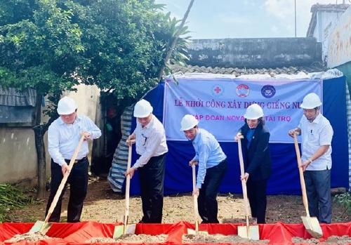 Hội Chữ thập đỏ tỉnh Bến Tre tổ chức Lễ khởi công xây dựng giếng nước tại huyện Ba Tri