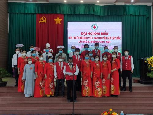 Hội Chữ thập đỏ huyện Mỏ Cày Bắc tổ chức thành công Đại hội đại biểu Hội Chữ thập đỏ nhiệm kỳ 2021-2026