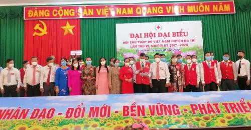 Hội Chữ thập đỏ huyện Ba Tri tổ chức thành công Đại hội đại biểu  Hội Chữ thập đỏ lần thứ VI nhiệm kỳ 2021 – 2026