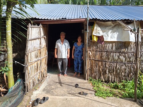 Hoàn cảnh gia đình cô Võ Thị Chấm ở xã Phước Long, huyện Giồng Trôm rất cần sự trợ giúp
