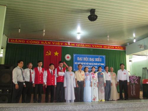 Đại hội đại biểu Chữ thập đỏ xã Phước Mỹ Trung lần 3 nhiệm kỳ 2016-2021