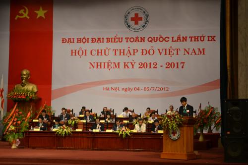 Đại hội đại biểu toàn quốc hội Chữ thập đỏ Việt Nam lần thứ IX thành công tốt đẹp