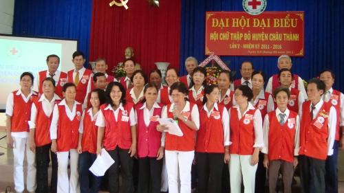 Hội Chữ thập đỏ huyện Châu Thành tổ chức thành công Đại hội đại biểu huyện lần thứ V 2011-2016