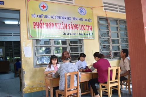 Bệnh viện Chợ Rẫy TP Hồ Chí Minh khám sàng lọc bệnh nhân tim tại Bến Tre
