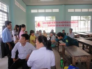 Huyện Châu Thành hiến máu tình nguyện đợt 2 năm 2012