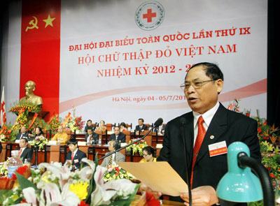 Thư của Đại hội đại biểu toàn quốc lần thứ IX hội Chữ thập đỏ Việt Nam