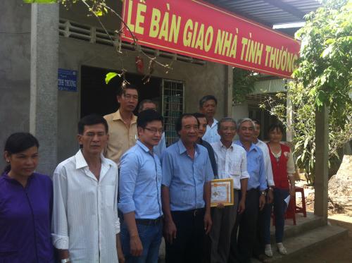 Công ty TNHH Bao bì Giấy nhôm NewToyo Thành Phố Hồ Chí Minh tặng nhà tình thương  tại xã Phong Nẫm, huyện Giồng Trôm tỉnh Bến Tre