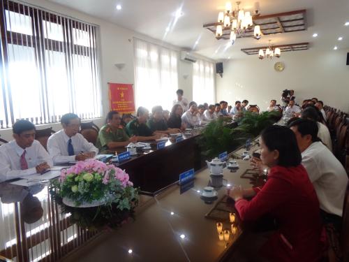 Tổ chức lễ ký kết phối hợp hoạt động nhân đạo giữa hội CTĐ tỉnh với Ngân Hàng Nhà nước, Công An tỉnh và Bộ đội biên phòng tỉnh
