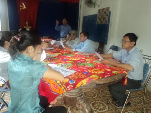 Hội Chữ thập đỏ tỉnh Bến Tre triển khai dự án phòng chống thiên tai ở xã Tiên Long