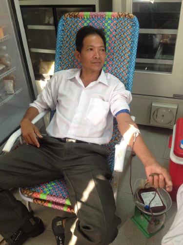 Người cán bộ tích cực với phong trào hiến máu tình nguyện