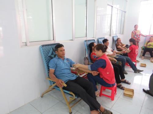 Hiến máu tình nguyện đợt 01 năm 2019 tại huyện Thạnh Phú